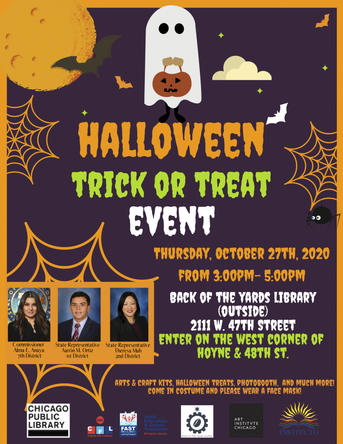 Halloween Trick or Treat!!! Center for Literacy University of